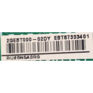 MAIN PARA SMART TV LG 4K RESOLUCION (3840 X 2160) / NUM DE PARTE EBT67333401 / EAX69763506 / 67333401 / PANEL NC860TQF -AAKH3 / DISPLAY LC860DQR(SP)(A1) / MODELO 86UQ8000AUB.BUSYLK